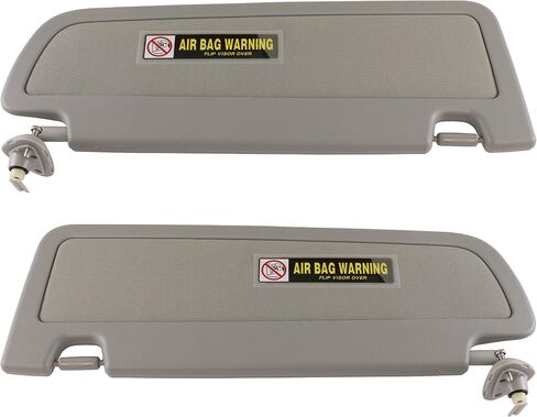 IAMAUTO 70594 Left Driver and Right Passenger Side Clear Gray Sun Visors Pair for Honda Civic 2006 2007 2008 (Pair, Clear Gray) in Saudi Arabia