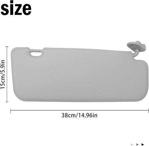 تناسب Sund Sun Side Side Fits لللكنة 1E 2011-2015 الأمامية حماية الشمس اليسرى الظل Gray محل 85210-1R000 in Saudi Arabia