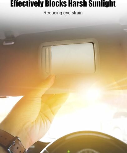 زوج من Sun Visor Beige Left & Right Fit لـ Lexus GX460 2010-2023 Toyota Land Cruiser Prado KDJ155/KDJ150 2009-2023 ، استبدل 74320-0G030-A0 74310-0G030-A0 in Saudi Arabia