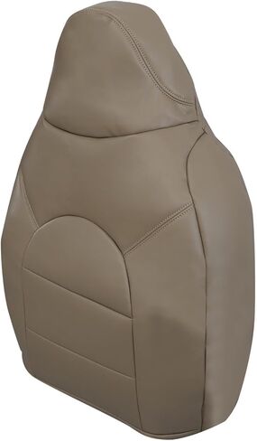 FZJDSD TAN LEATHER DRIVER & PASSENGER PRASTENGER PRESSION COVER و DRIVER SIDE SUCHION و ARMSREST COVERTING FORD F250 F350 1999 2000 in Saudi Arabia