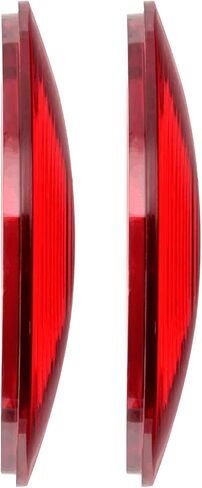2 Pcs Turn Signal Light Lens Covers 3 1/4 Inch Compatible with Harley Touring Road Glide Road King Electra Glide Heritage Softail(Red) in Saudi Arabia