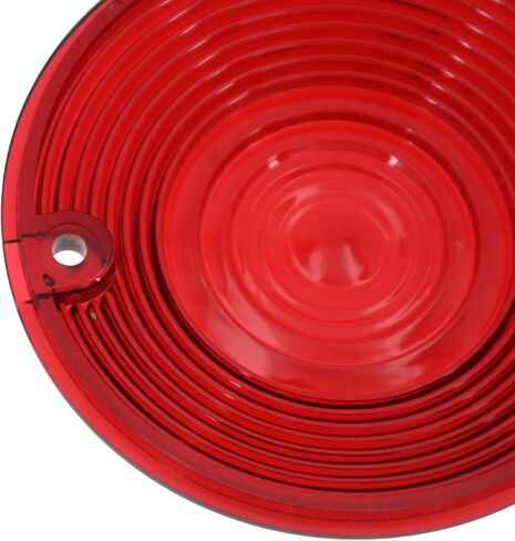 2 Pcs Turn Signal Light Lens Covers 3 1/4 Inch Compatible with Harley Touring Road Glide Road King Electra Glide Heritage Softail(Red) in Saudi Arabia