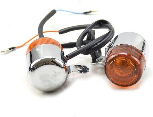 4pcs دراجة نارية انعطاف ضوء 12V مؤشر هرمي مؤشر مؤشر نارية لدراجة نارية لهوندا Z50 قرد chaly dax cf50 cf70 in Kuwait