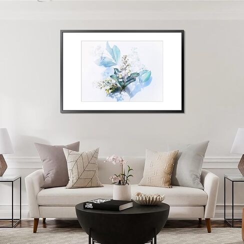 24x36 Poster Frame Silver – Aluminum Poster Frames 24 x 36 Inches with Real Glass, Large Metal Photo Frames for Wall Display Vertical & Horizontal in Saudi Arabia