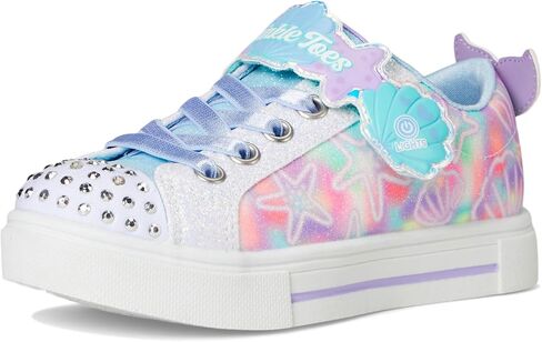 Skechers Girls Twinkle Sparks-Underwater Magic Sneaker ، White/Multi ، 11 Little Kid in Saudi Arabia