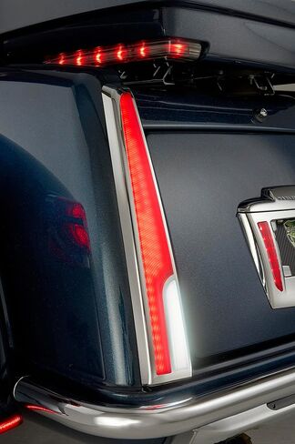 LED Calade ™ Tail Lights for Tri Glide Motorcycles - Chrome مع عدسة حمراء in Saudi Arabia