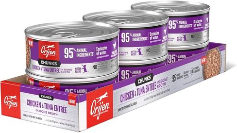 ORIJEN Chunks Chicken & Tuna Entrée for Kittens, 3oz in Saudi Arabia