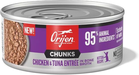 ORIJEN Chunks Chicken & Tuna Entrée for Kittens, 3oz in Saudi Arabia