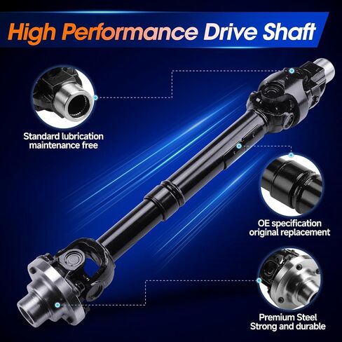 52123911AA Rear Drive Shaft Prop Shaft Driveshaft Assembly [31.79'' -28.64'']Fit for Jeep Wrangler JK 2 doors 2007-2018 0-6“Lift in Saudi Arabia