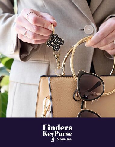 Women’s Bag Charm Key Finder, Car Keychain Hook, Cute Purse Organizer & Tote Bag Accessories, Gifts for Mom - Slim Pickings in Saudi Arabia