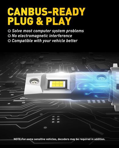 مصابيح Auxito H11 LED ، 20000 لتر 100W لكل مجموعة ، 6000K أبيض بارد ، H8 H9 مصابيح LED لمصابيح الضباب ، المكونات والتشغيل ، حزمة 2 Q16 in Saudi Arabia