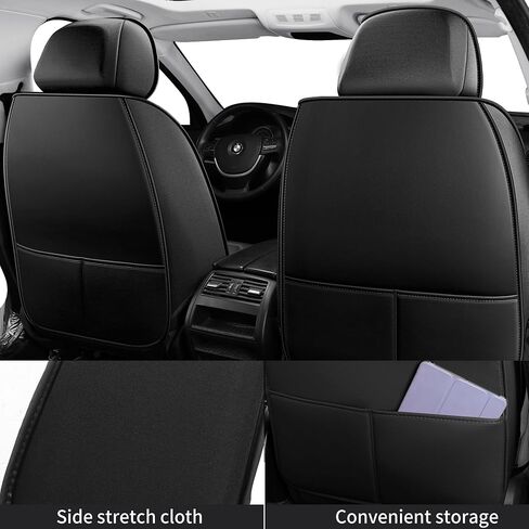 أغطية مقعد السيارة لـ Honda Civic LX 4DR Sedan 2006-2015 ، جلد فو مقاوم للماء ، وتركيب سهل لمقاعد السيارة ، ومجموعة كاملة من 5 مقاعد ، وحماية 360 درجة للداخل للسيارة in Kuwait