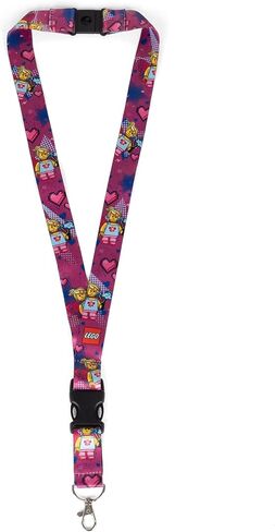 LEGO Lanyard, Neck Strap for Key Chains, Detachable Lanyard for Phone, Keys, ID Badge, with clasp and Quick Release Buckle, Rainbow Hearts in Kuwait
