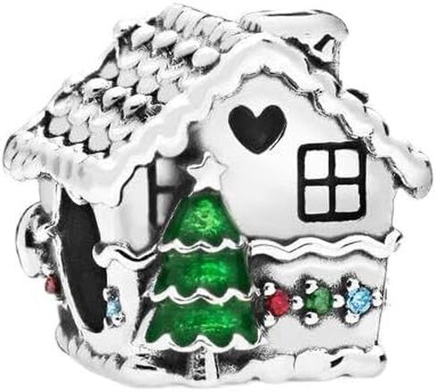 Christmas Charm 925 Sterling Silver Pendant,Jewelry Beads Gifts for Women Bracelet&Necklace in Kuwait