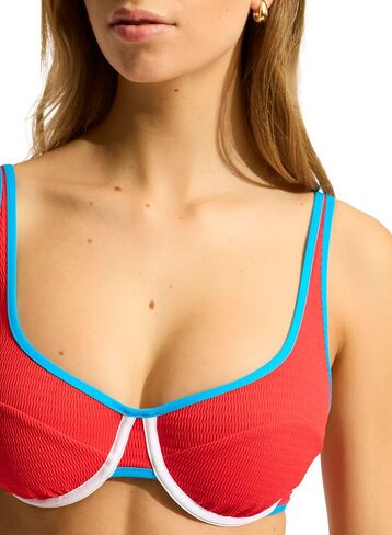 Seafolly للسيدات DD Cup Cup Bikini Top Swimsuit in Kuwait