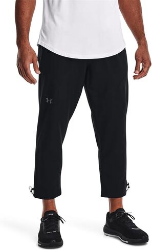 Under Armour UA Unstoppable Crop Pant - 1370986-001 - Black/Pitch Gray in Saudi Arabia