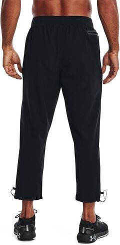 Under Armour UA Unstoppable Crop Pant - 1370986-001 - Black/Pitch Gray in Saudi Arabia
