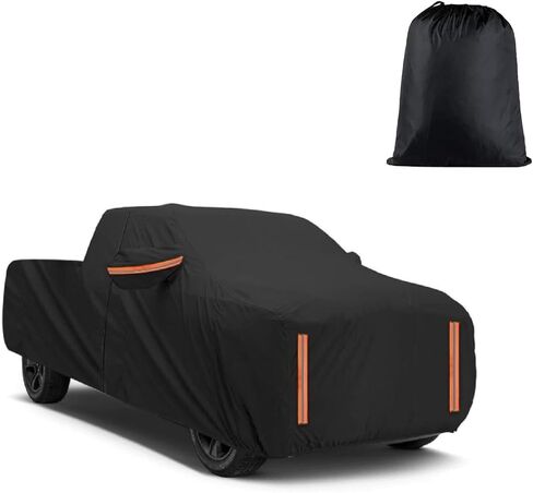 Waterproof All Weather Truck Cover | Heavy-Duty UV Protection | Custom Fit for Toyota Tacoma/Tundra, Chevy Silverado 1500, Ford Ranger & More 2005-2023 Models 230Inch in Kuwait