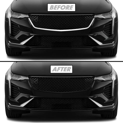 Slickmod Chrome Delete Blackout Vinyl Overlay لعام 2020-2023 in Saudi Arabia
