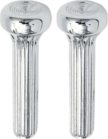 Chrome Ribbed Diecast Door Lock Knob Set for Chevy for El Camino 1968-1987 for Malibu 1973-1981 for Monte Carlo 1970-1981 2pc in Saudi Arabia