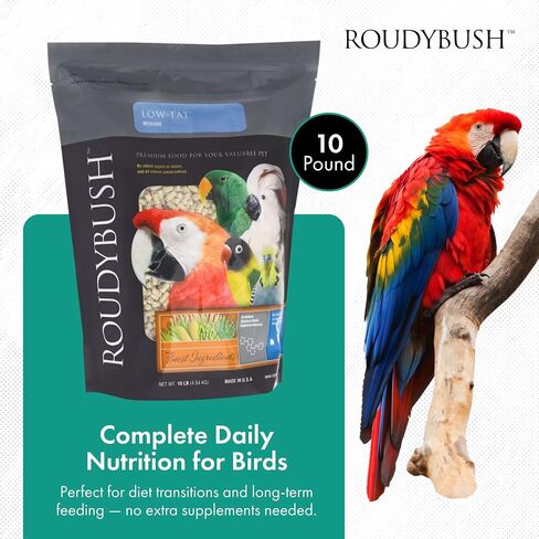 Roudybush Low Fat Bird Food, Mini, 10-Pound in Saudi Arabia