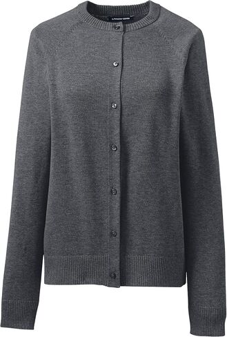 Lands' End School Uniform Young Women's Cotton Modal Cardigan Sweater in Saudi Arabia