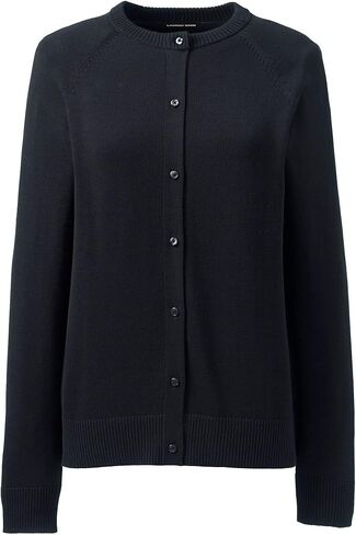 Lands' End School Uniform Young Women's Cotton Modal Cardigan Sweater in Saudi Arabia