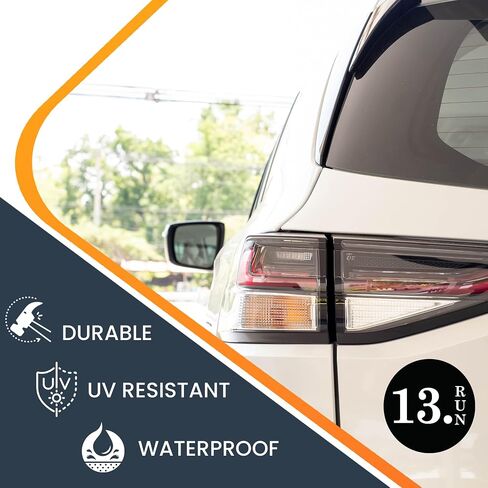 Magnet Me Up 13.run مسافة ماراثون مغناطيس ، 5 بوصات ، مغناطيس سيارات شاق للسيارات لسيارات الدفع الرباعي أو أي سطح مغناطيسي آخر ، Runner Athletic Sports Magnet in Kuwait