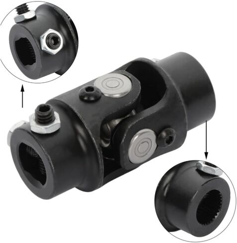 واحد 3/4-30 spline x 3/4 "DD Universal التوجيه U-roypoins (4CR سبيكة الصلب) لبونتياك ، من أجل Chevy 10cm-Length أسود AWD ، FWD ، RWD-Drive ECP1107968 ، السفن من الولايات المتحدة الأمريكية in Saudi Arabia