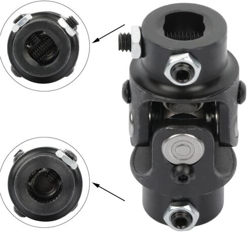 واحد 3/4-30 spline x 3/4 "DD Universal التوجيه U-roypoins (4CR سبيكة الصلب) لبونتياك ، من أجل Chevy 10cm-Length أسود AWD ، FWD ، RWD-Drive ECP1107968 ، السفن من الولايات المتحدة الأمريكية in Saudi Arabia