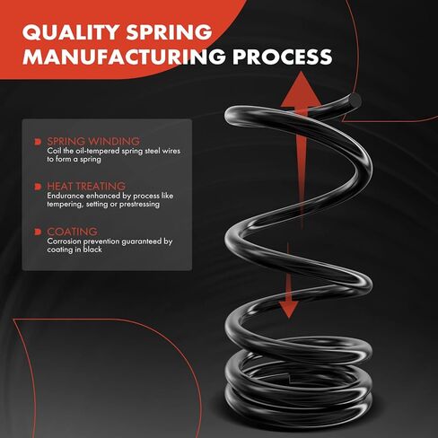 A-Premium 2Pcs Front Coil Spring Set Compatible with Ford F-150 1997-2003 & Plymouth PB100 1979-1980, PB150 1981-1983 & Dodge B100, B150, B1500, B250, B2500, 2-PC Set, Replace# 4116982, 41169832 in Saudi Arabia