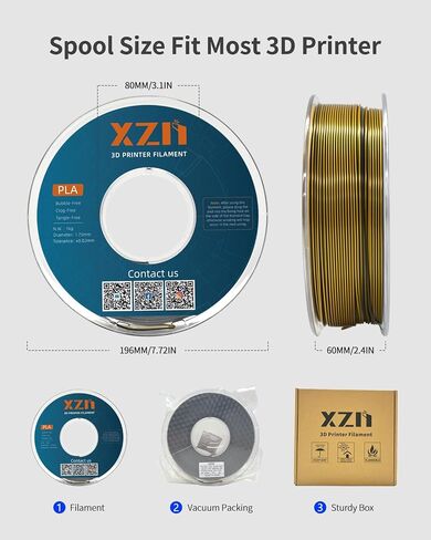 Silk PLA Filament 1.75mm, Clog-Free Shiny Silk Pink Magenta 1kg Spool (2.2lbs), Dimensional Accuracy +/- 0.03 mm in Kuwait