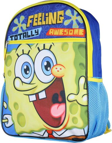 Nickelodeon SpongeBob Squarepants Backpack Awesome Cartoon Movie 16" School Bookbag in Saudi Arabia