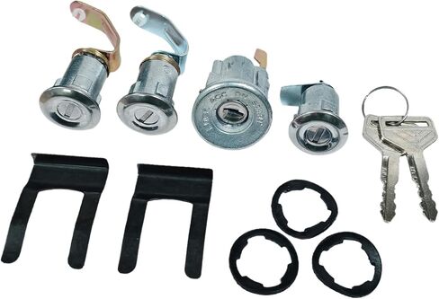 Ignition Cylinder Lock with Keys Set, 69005-90316 Ignition Switch Door Lock Cylinder Set Fits for Land Cruiser FJ40 FJ43 FJ45 BJ40 in Saudi Arabia