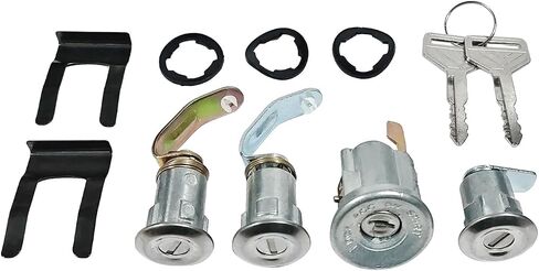 Ignition Cylinder Lock with Keys Set, 69005-90316 Ignition Switch Door Lock Cylinder Set Fits for Land Cruiser FJ40 FJ43 FJ45 BJ40 in Saudi Arabia