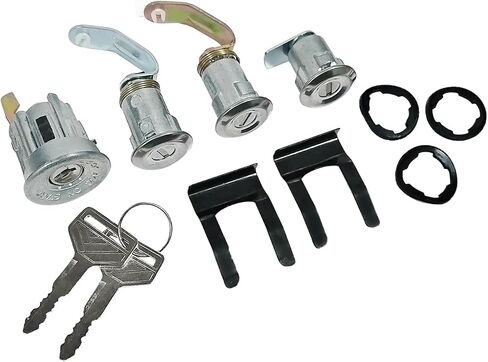 Ignition Cylinder Lock with Keys Set, 69005-90316 Ignition Switch Door Lock Cylinder Set Fits for Land Cruiser FJ40 FJ43 FJ45 BJ40 in Saudi Arabia