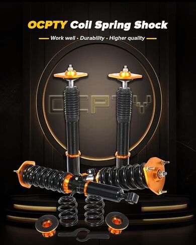مجموعة OCPTY Coilovers Supension Unding طقم قابلة للتعديل قابلة للتعديل لفائف الينابيع الينابيع الصدمة لعام 2009 2010 2011 370Z in Saudi Arabia