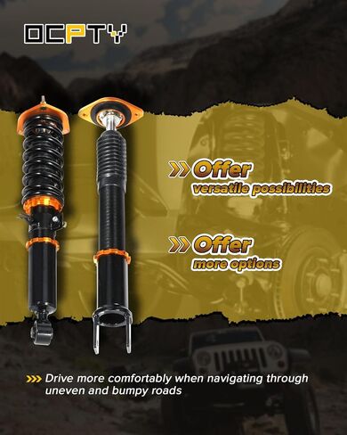 مجموعة OCPTY Coilovers Supension Unding طقم قابلة للتعديل قابلة للتعديل لفائف الينابيع الينابيع الصدمة لعام 2009 2010 2011 370Z in Saudi Arabia