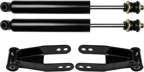 2" Rear Drop Lowering Shackle Kit with Rear Shocks 2000 to 2006 compatible with model Toyota Tundra in Saudi Arabia