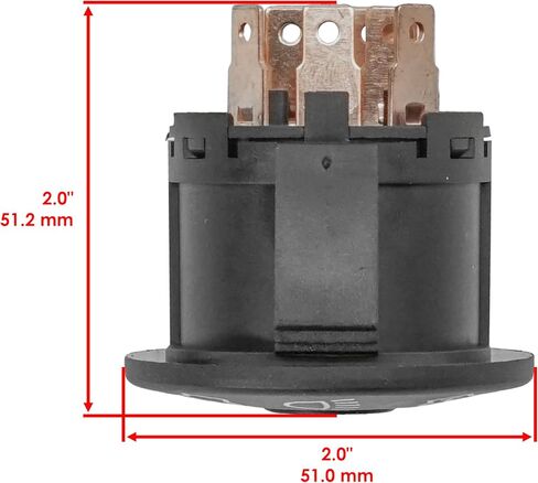 Caltric Rotary Ignition Switch Compatible with John Deere LA125 LA130 LA140 LA145 LA150 LA155 LA165 LA175 S100 S120 S130 S140 S160 S170 S180 S220 X167 X167R in Saudi Arabia