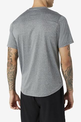 Fila Men's Pickleball Scallop Hem Crew Light Navy Heather M in Saudi Arabia