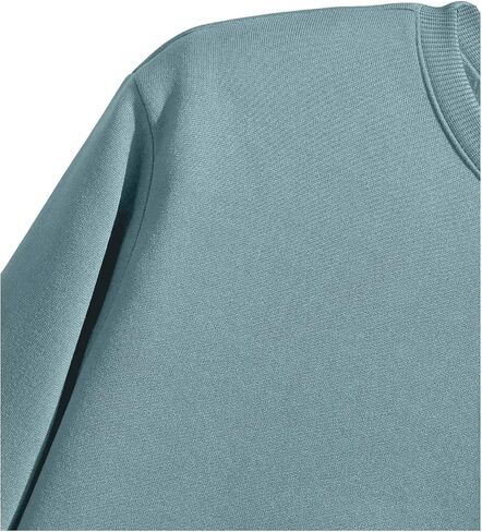 OYOANGLE Men's Letter Cartoon Print Sweatshirt Round Neck Long Sleeve Pullover Sweatshirts in Saudi Arabia