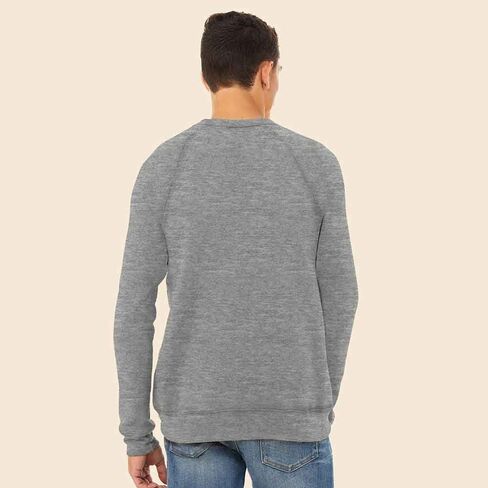 Dalix Smile Face Motorized Fleece Crewneck Long Sleeve Sweatshirt Mens in Saudi Arabia