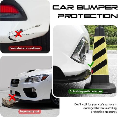 Front Bumper Lip Chin Spoiler, Compatible with 2015-2021 Subaru WRX & WRX STI, STI Style Flexible Polyurethane(PU) Front Lower Splitter Protector, Unpainted Black, 1PC in Kuwait