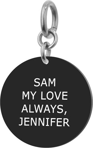 Personalized Photo and Message Engraving Custom Pendant Dangle Charm Bead for European Charm Bracelets in Saudi Arabia