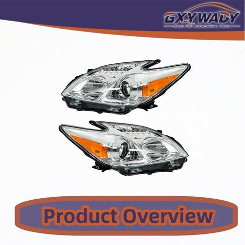 استبدال مجموعة المصباح الأمامي GXYWADY لـ Prius 2012-2015 جوانب الركاب والسائقين 8113047520 8117047520 TO2518134C TO2519134C in Saudi Arabia