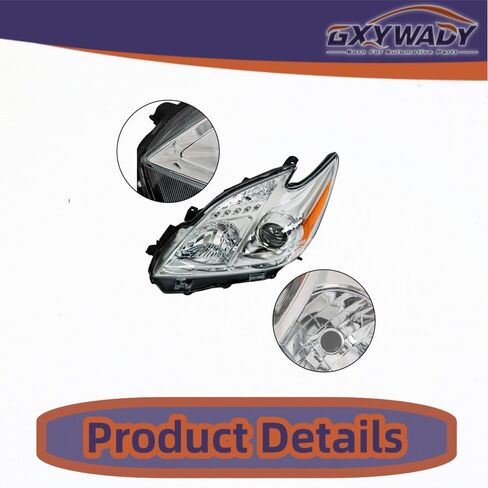 استبدال مجموعة المصباح الأمامي GXYWADY لـ Prius 2012-2015 جوانب الركاب والسائقين 8113047520 8117047520 TO2518134C TO2519134C in Saudi Arabia