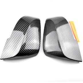 Carbon Fiber ABS Side Rearview Mirror Cap Cover Trim for BMW 3 4 Series Gt F30 F31 F32 F33 F34 F36 2013-2018(Black-Bright Black) in Saudi Arabia