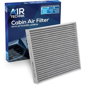 AirTechnik CF12820 Cabin Air Filter w/Activated Carbon | Fits Select 2021-2025 Hyundai Elantra, Ioniq 5, Santa Cruz, Santa Fe, Sonata, Tuscon, GV60, Kia K5, Niro, Sorento, Sportage - 97133-L1000 in Kuwait