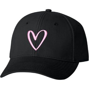 Go All Out Cute Abstract Heart Dad Deluxe Trucker Flatbill Baseball Structured Embroidered Hat in Saudi Arabia